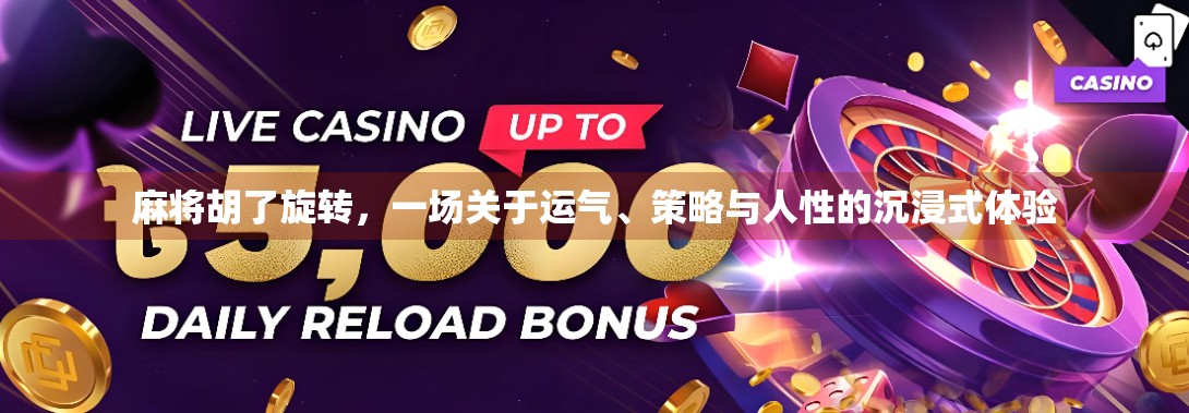 麻将胡了旋转,一场关于运气、策略与人性的沉浸式体验 麻将胡了旋转,一场关于运气、策略与人性的沉浸式体验