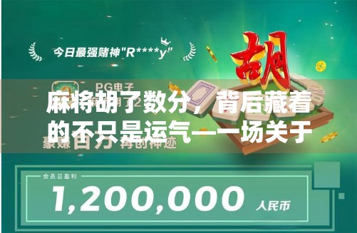 麻将胡了数分，背后藏着的不只是运气—一场关于策略、人性与社交的游戏