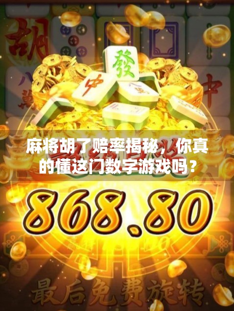 麻将胡了赔率揭秘，你真的懂这门数字游戏吗？