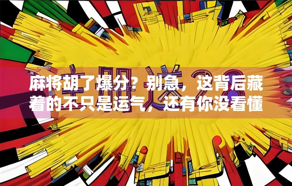 麻将胡了爆分？别急，这背后藏着的不只是运气，还有你没看懂的局！