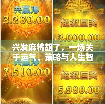 兴发麻将胡了，一场关于运气、策略与人生智慧的博弈