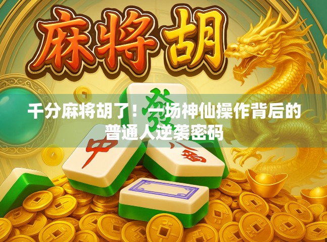千分麻将胡了!一场神仙操作背后的普通人逆袭密码