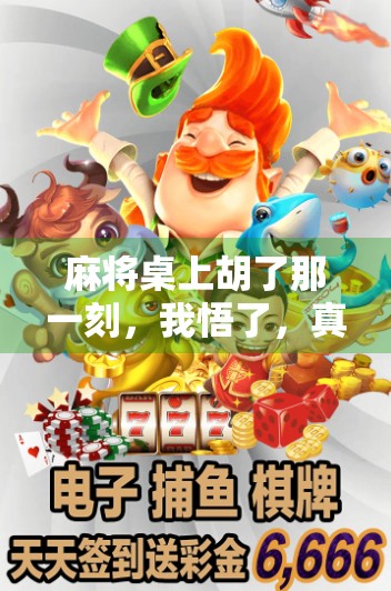 麻将桌上胡了那一刻，我悟了，真正的发财，不在牌局，而在人生