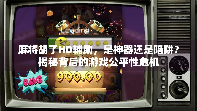 麻将胡了HD辅助，是神器还是陷阱？揭秘背后的游戏公平性危机