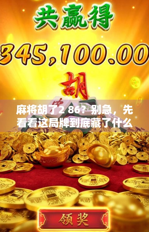 麻将胡了2 86？别急，先看看这局牌到底藏了什么玄机！